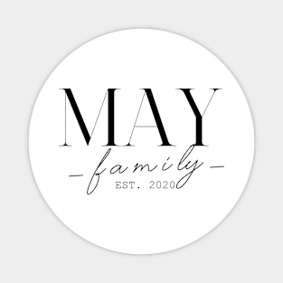 May Family EST. 2020, Surname, May Magnet